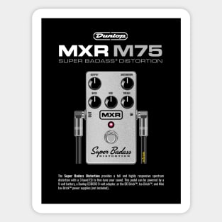 MXR M75 Super Badass Distortion Sticker